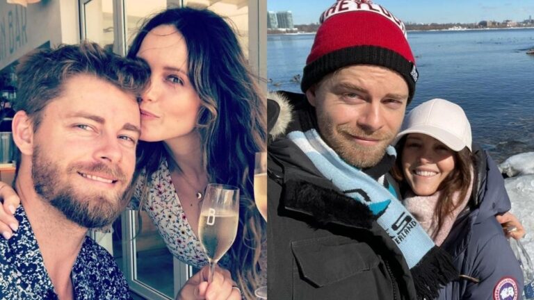 Luke Mitchell joins his wife Rebecca Breeds on screen for an exciting new gig