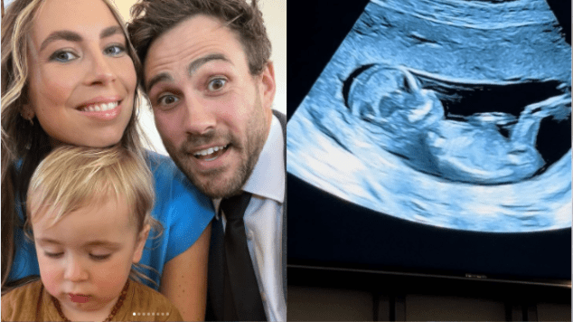 Neighbours star Matt Wilson expecting second baby with wife Jessica
